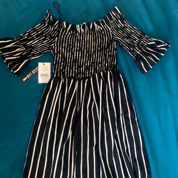 Design Lab Striped Strapless Dress - Picture 10 of 12